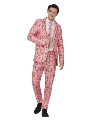 Adult pink panther stand - adult, out
