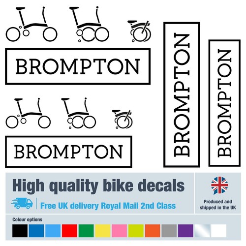 Brompton new bike - , decals