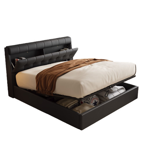 4ft6 double ottoman gas lift - double,
