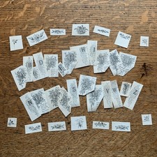 Large Bundle of A-Z Decorative Initial Crafting Letters * Scrapbooking/Decoupage