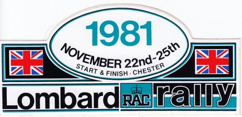 1981 lombard rac rally chester - lombard,