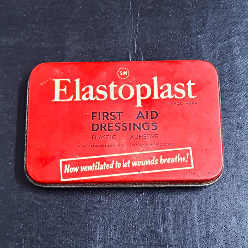 Empty elastoplast first - elastoplast, aid