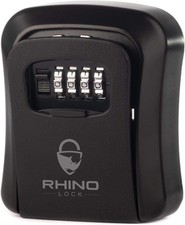 Rhino Lock Secure Key Combination Safe - Outdoor Heavy Duty Wall Mounted