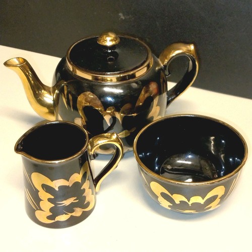 Gibson teapot cream sugar - &,