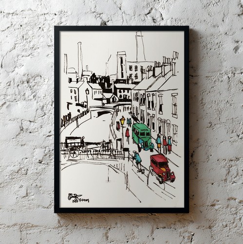 Original northern art unframed - northern,