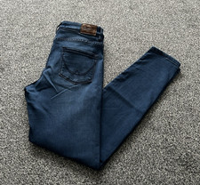 Superdry Alexa Women's Blue Casual Cotton Denim Jeggings Jeans Ladies Size UK 12