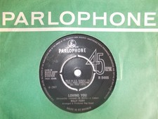 EX-  UK PARLOPHO NE 45 - BILLY FURY - "LOVING YOU" / "I'LL GOL ALONG WITH IT"