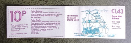 1982 stamp booklet fn3a - 1982,