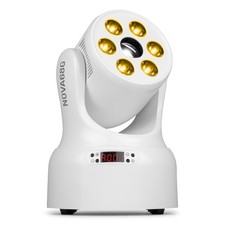 BeamZ NOVA68G-WH LED Moving Head Wash Light and Gobo Wheel - DJ & Stage Lighting