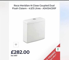 Roca Meridian White Cistern