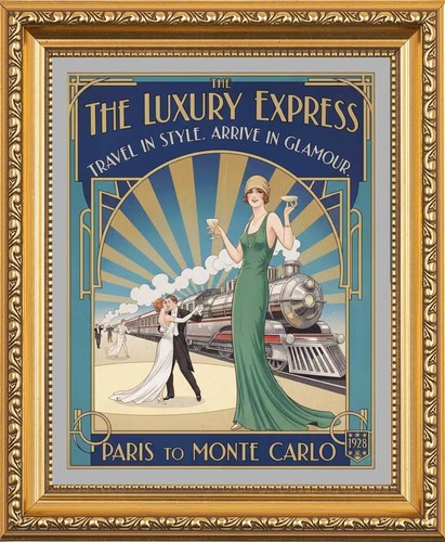 Art deco luxury express - express, train