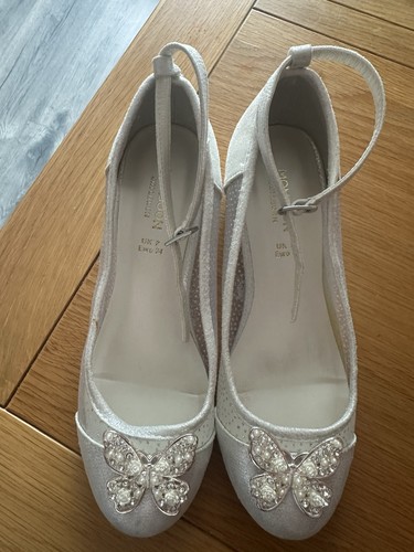 Girls silver shoes - silver, size