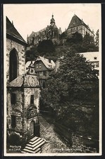 Postcard Marburg/Lahn, Castle