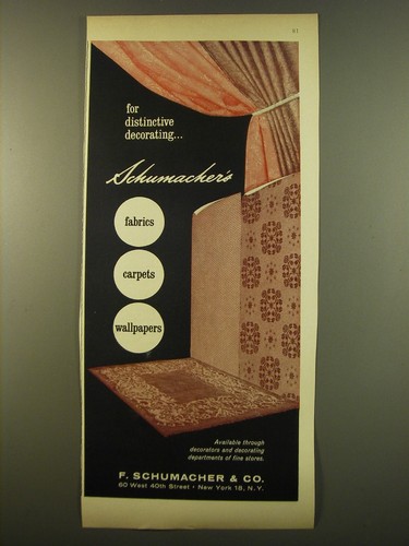1961 schumacher fabric - 1961,