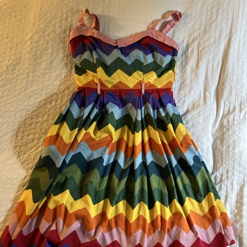 Collectif dress rainbow - collectif,