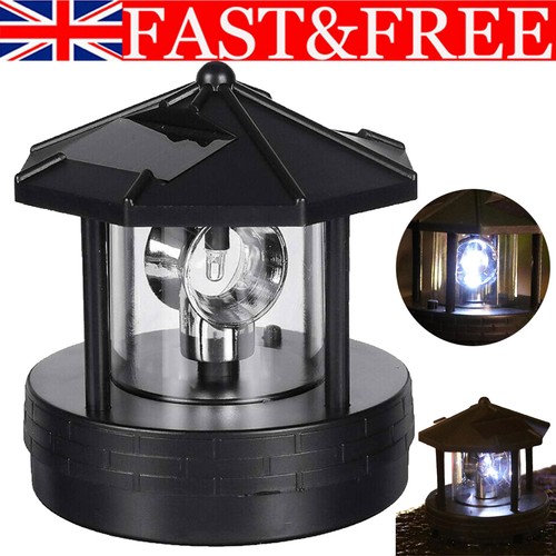Led solar powered lighthouse - led,