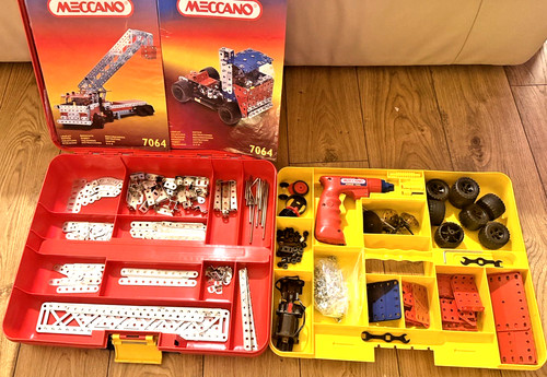 1990s meccano red yellow - 1990s,