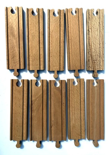 10x medium straight wooden - straight,