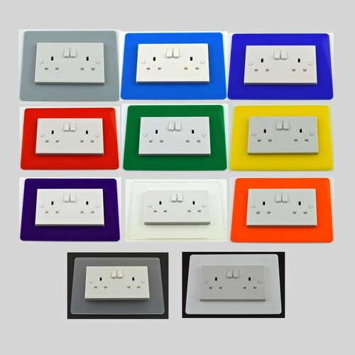 Double socket surround - double,