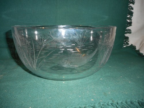 Webbs cut glass - , signed