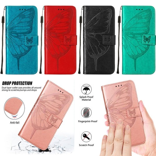 Butterfly flip wallet phone - butterfly,