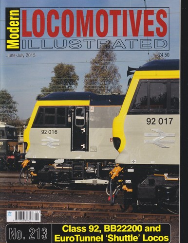 Modern locomotives illustrated - modern,