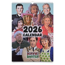 2026 Gavin and Stacey Calendar Bonnie Banter Funny Nessa Quotes TV Wall Calendar