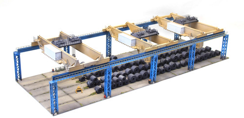 Steelworks diorama with - diorama,
