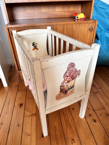 Vintage dolls cot - vintage,