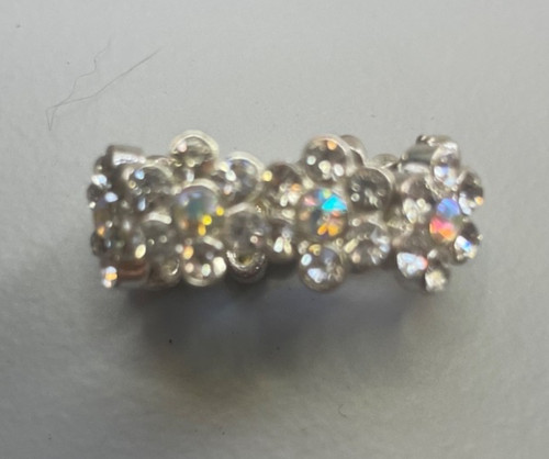 Sparkly rhinestone flower - sparkly,
