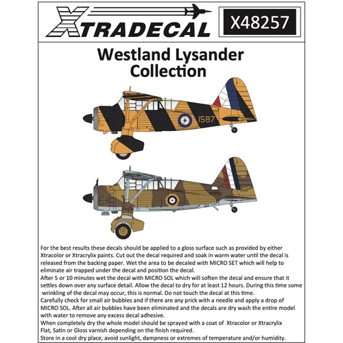 Xtradecal x48257 westland - xtradecal, 1:48