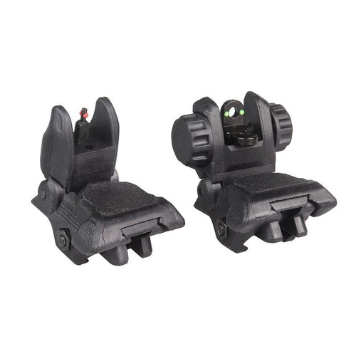 Flip fiber optic sights - optic,