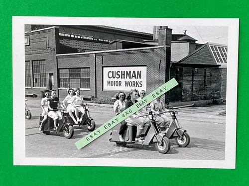 Found 4x6 photo old cushman - found, of
