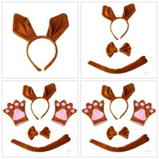 Squirrel Costume Squirrel Ear Headband Tail Halloween Cosplay Props