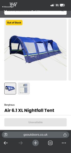Berghaus air tent - berghaus, 6.1