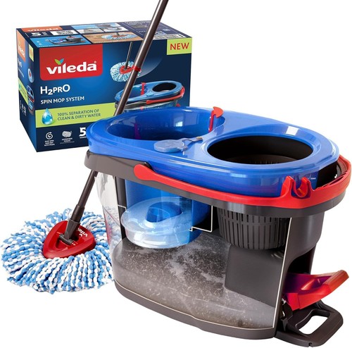Vileda h2pro spin mop - spin, system