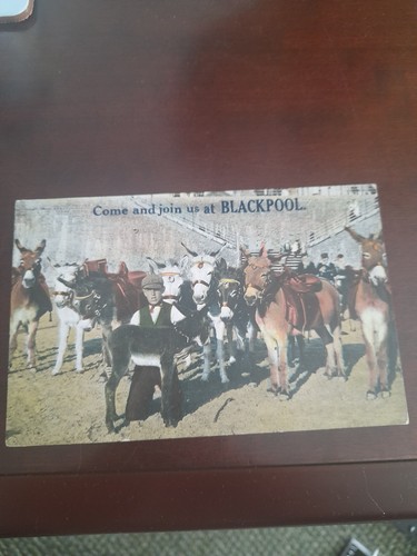 Old postcard come and - and, join