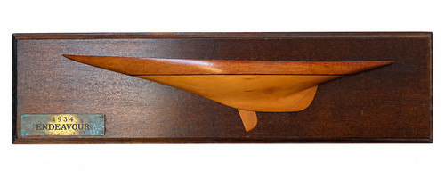 1934 endeavour yacht half - half, hull