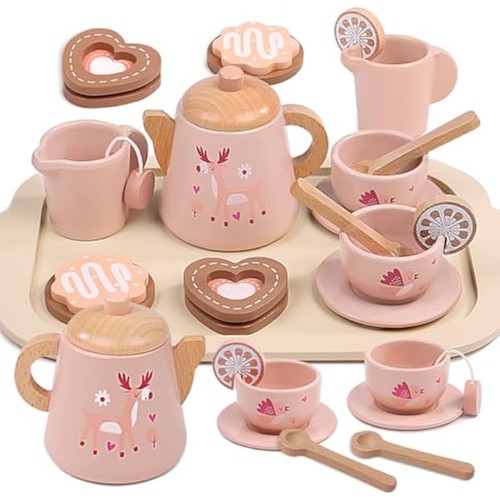 Kids wooden tea set - tea,