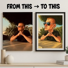 Personalised Caricature A4