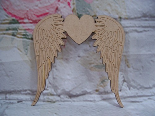 Angel wing heart - angel, wings