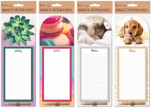 Magnetic shopping list - bg,