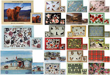 4 x Hardback Wooden Laminated