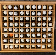 Golf Ball Display 72 Ball Wood
