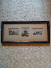 Hogarth-framed antique prints of East Anglian scenes
