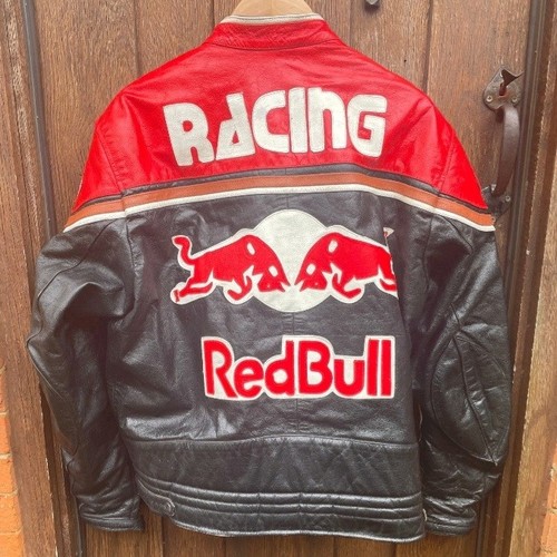 Red bull leather motorbike - bull,