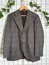 Mens Vintage 70’s Grey Check