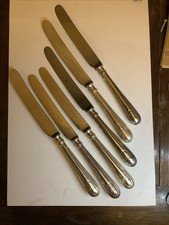 6 vintage early P&O silver