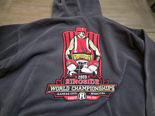 Vintage ringside boxing hoodie - boxing,