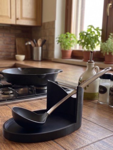 Printed kitchen spoon rest - printed,